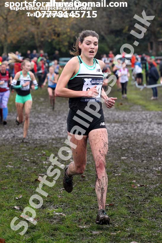 Senior and under-23 women, 2019 European Cross Country Trials and British Cross Challenge, Sefton Park, Liverpool.  Photo: David T. Hewitson/Sports for All Pics